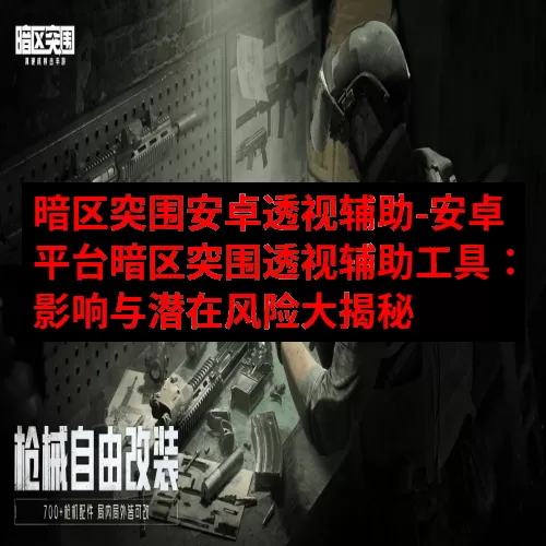 暗区突围安卓透视辅助-安卓平台暗区突围透视辅助工具：影响与潜